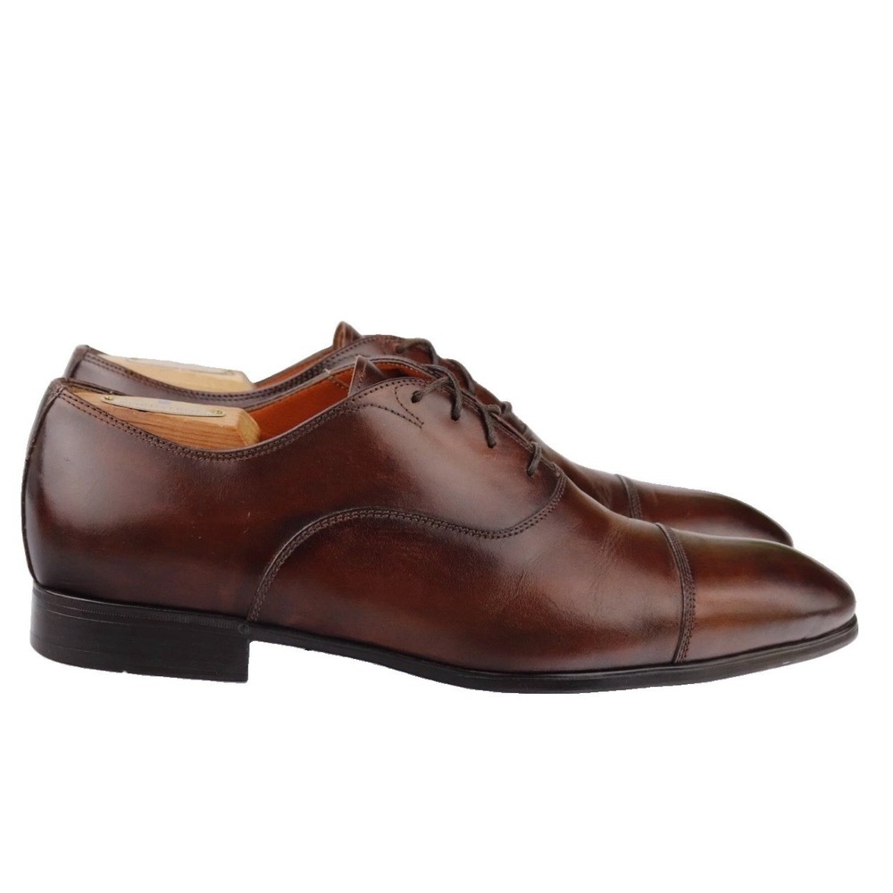 Allen Edmonds Park Avenue Mens 8.5D Dark Chili Leather Cap Toe Oxford Shoes 5737